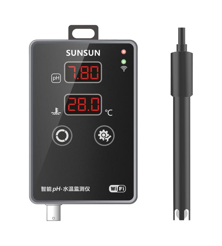 Monitor inteligente de temperatura da água PH